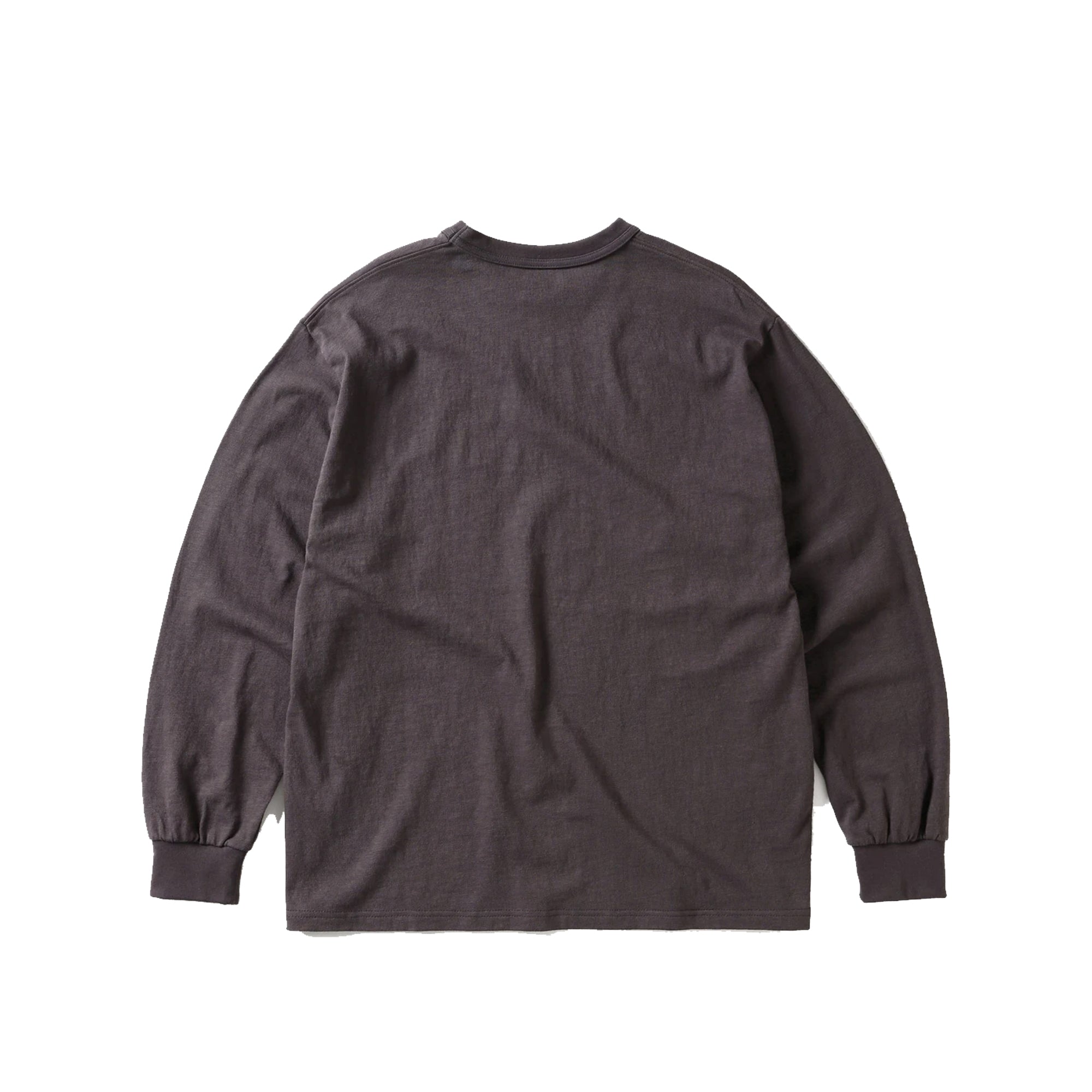 THISISNEVERTHAT Mens Half Old English L/S Tee 'Charcoal'