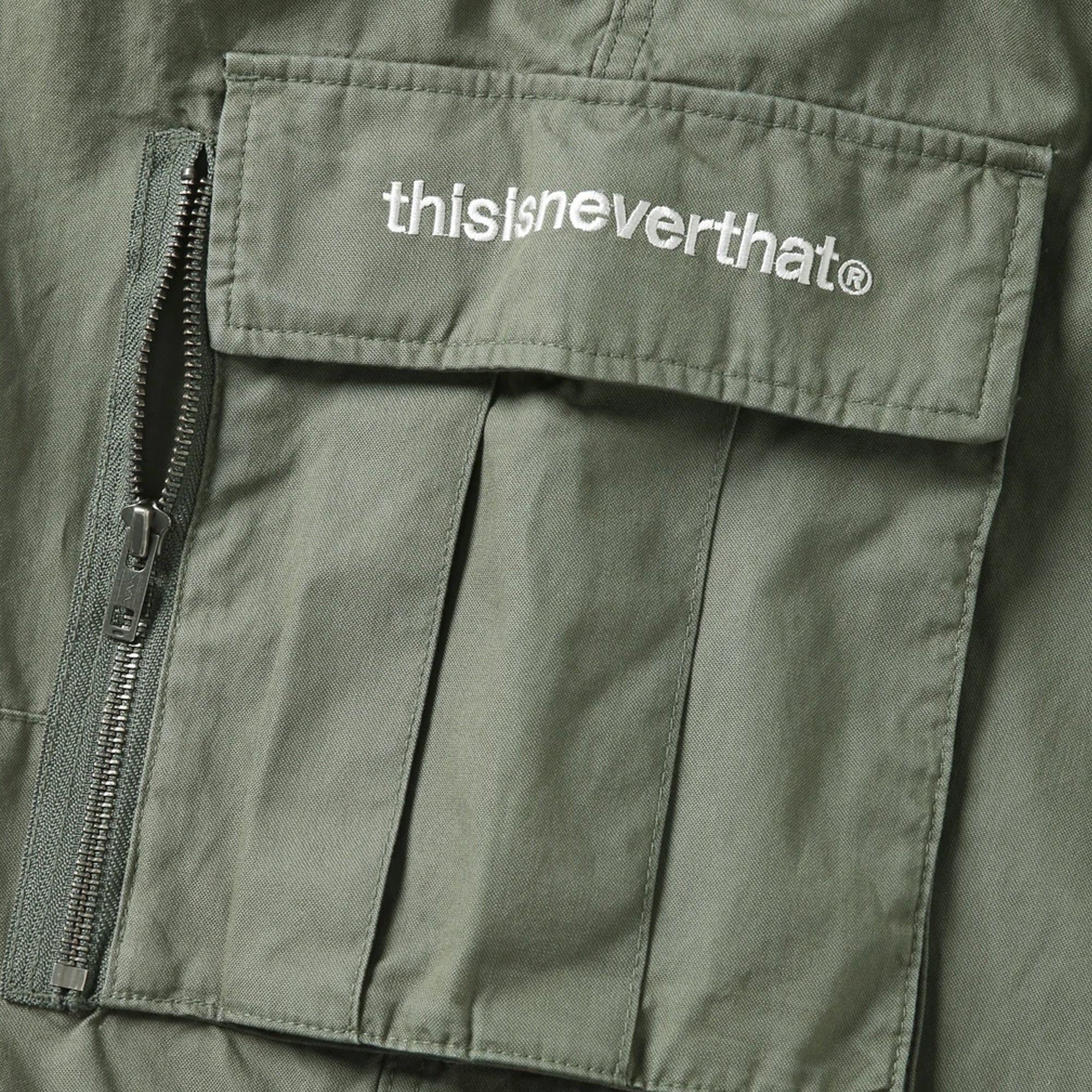 Thisisneverthat Mens Multi Zip Cargo Pant 'Olive'