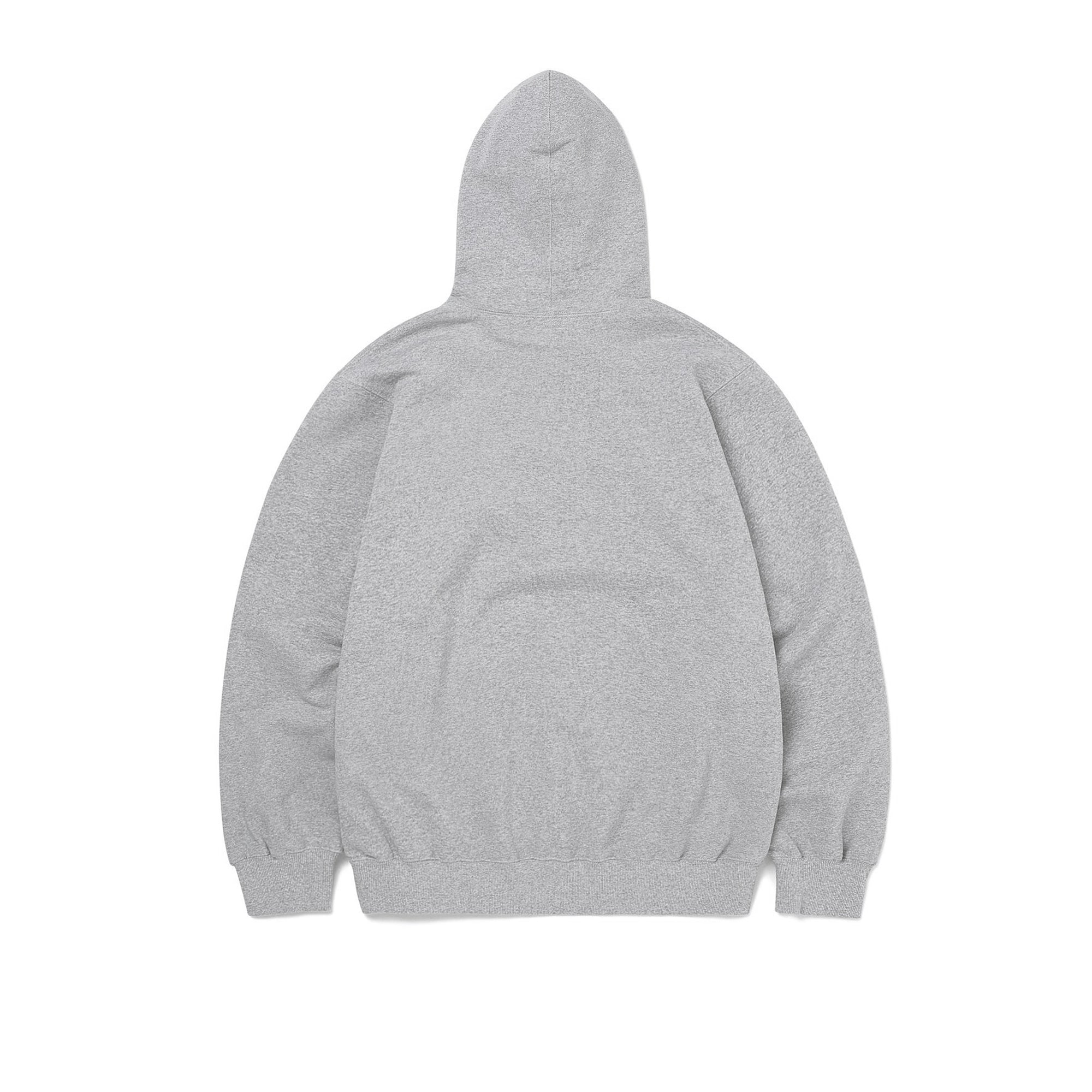 Thisisneverthat Mens New Arc Hooded Sweatshirt 'Heather Grey'