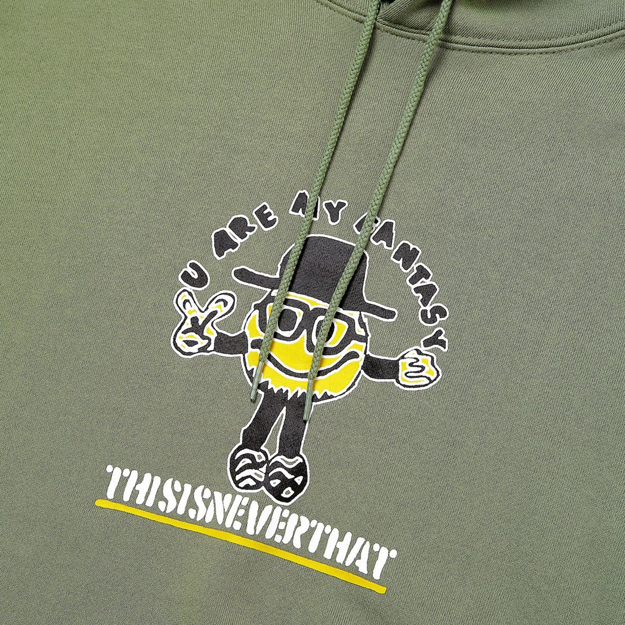 Thisisneverthat Mens Goodman Hooded Sweatshirt 'Light Olive'