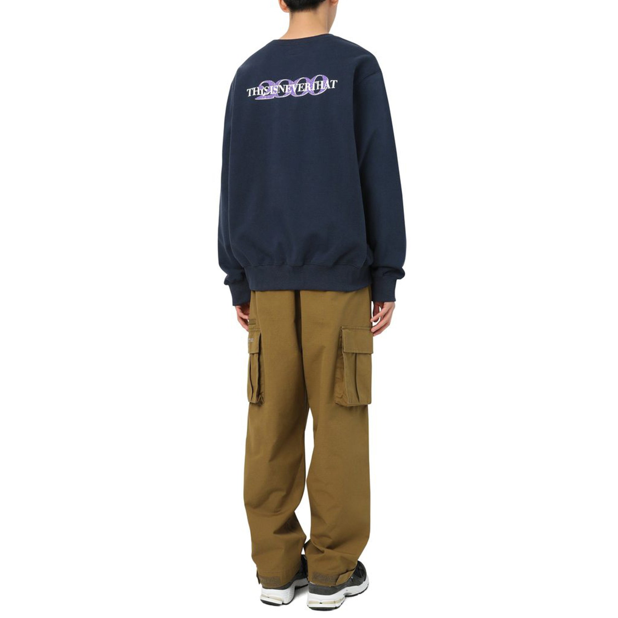 Thisisneverthat Mens Year 2000 Crewneck 'Dark Navy'