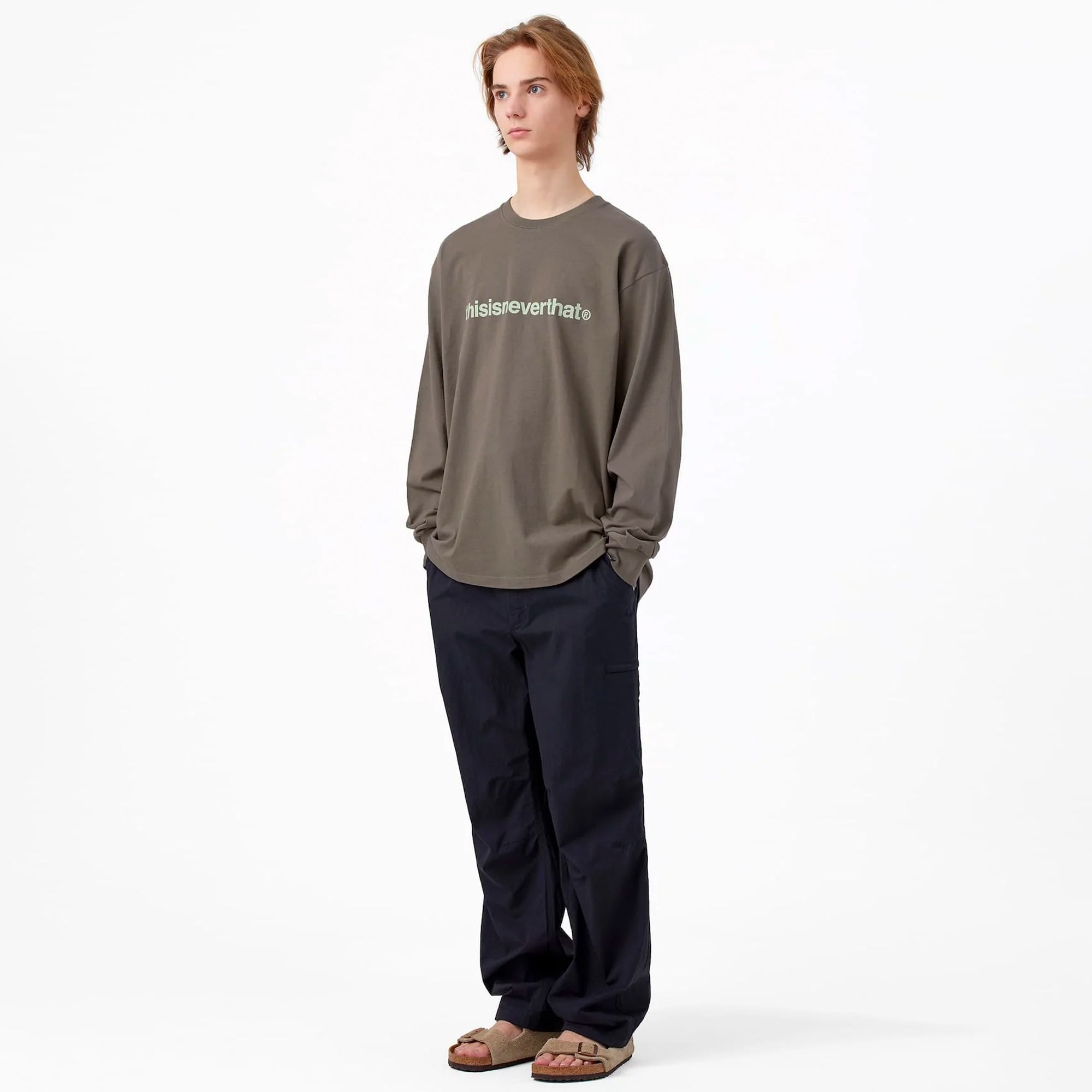 thisisneverthat Mens T-Logo LS Tee