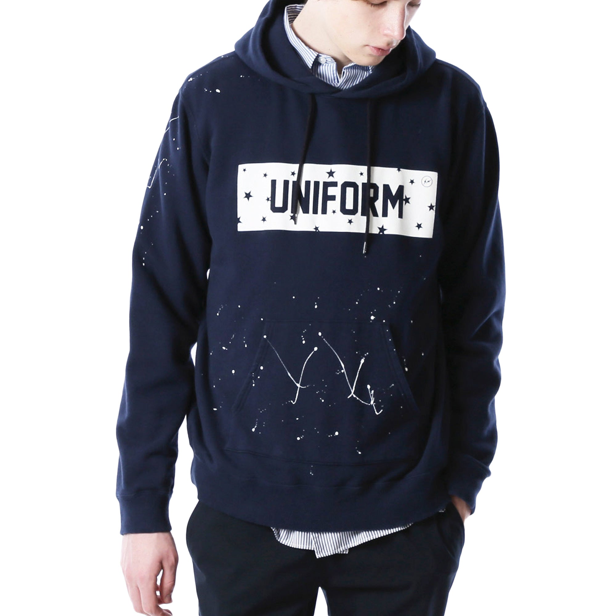 Uniform Experiment Drip Star Logo Pullover [UE-189034]