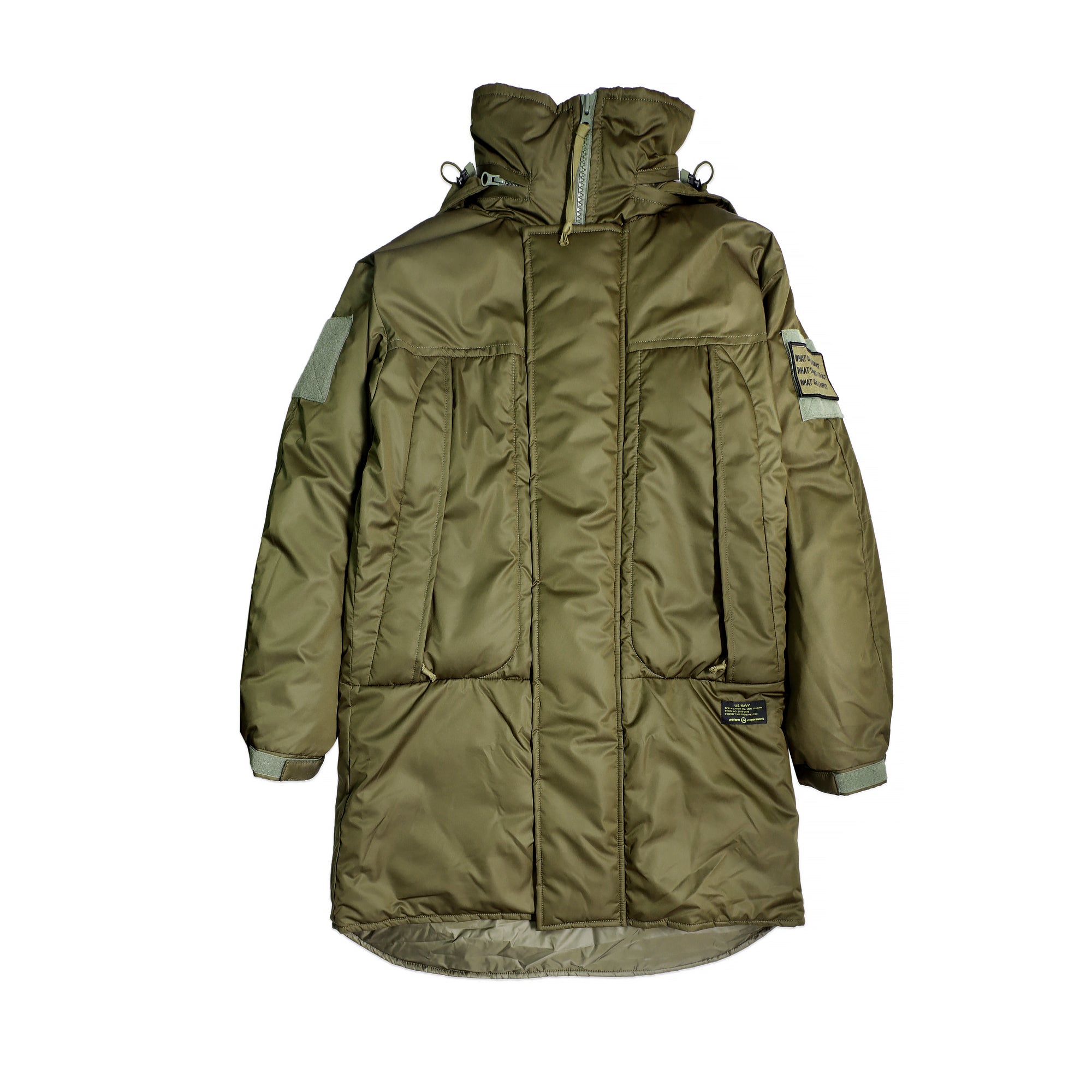 Uniform Experiment Padded Military Long Parka