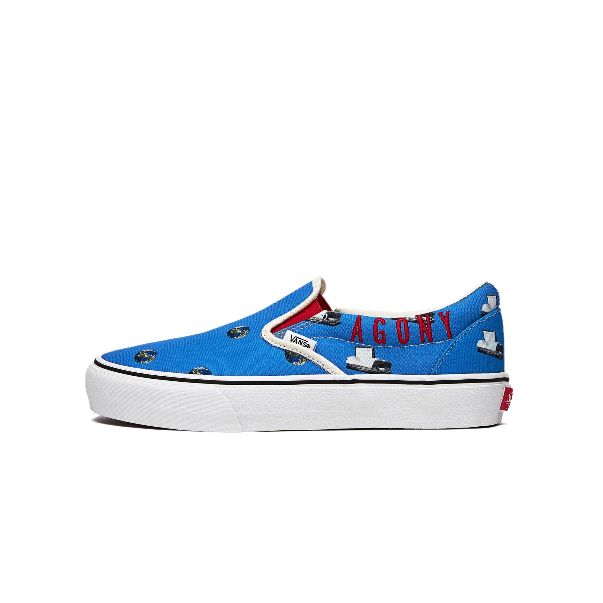 Vans Mens Classic Slip-On VLT LX 'Blue/Crisis Actor' – Extra Butter