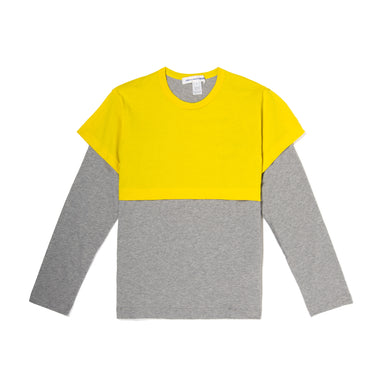 Comme des Garcons SHIRT Mens Layered Long Sleeve Tee
