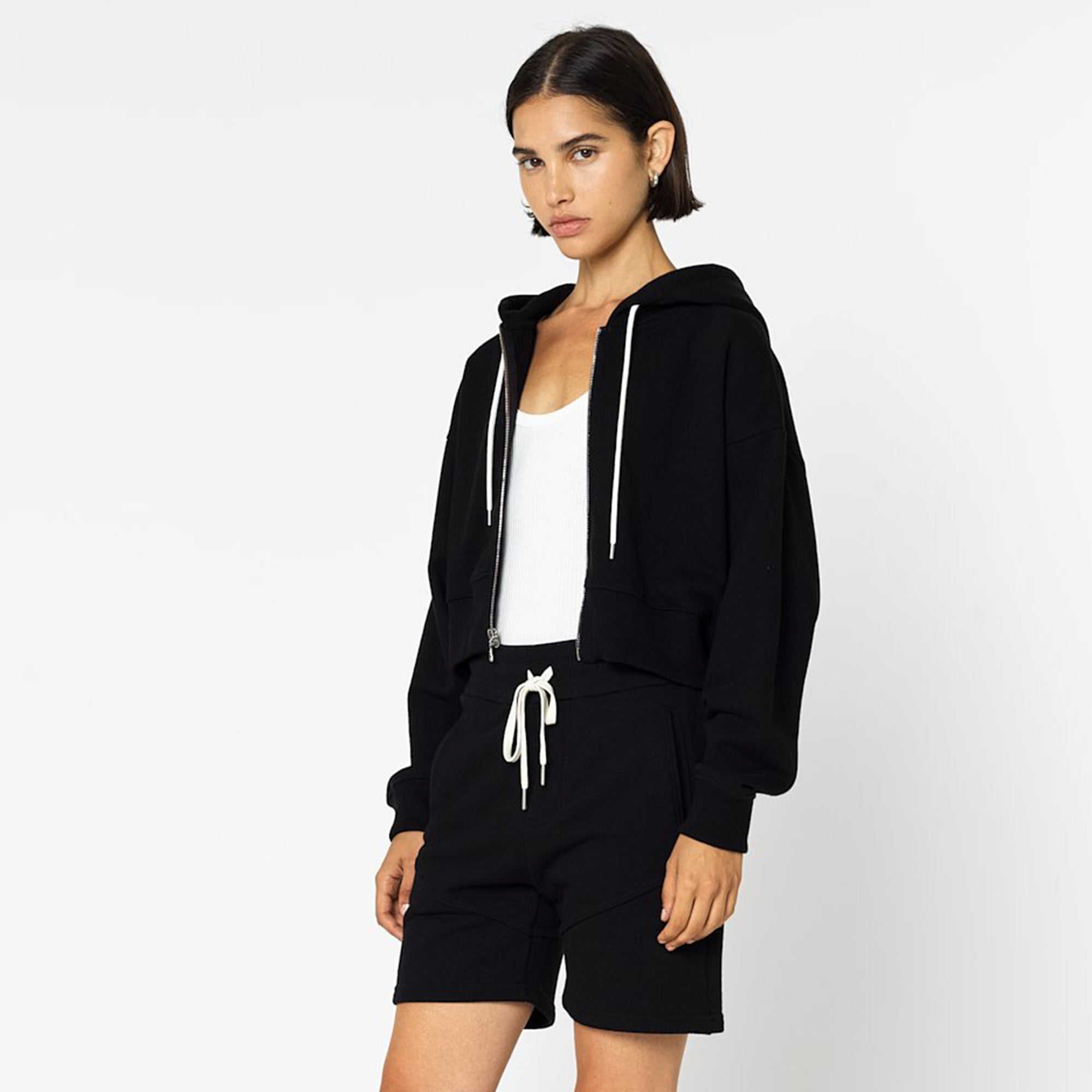 John Elliott Womens Boca Zip Up 'Black'