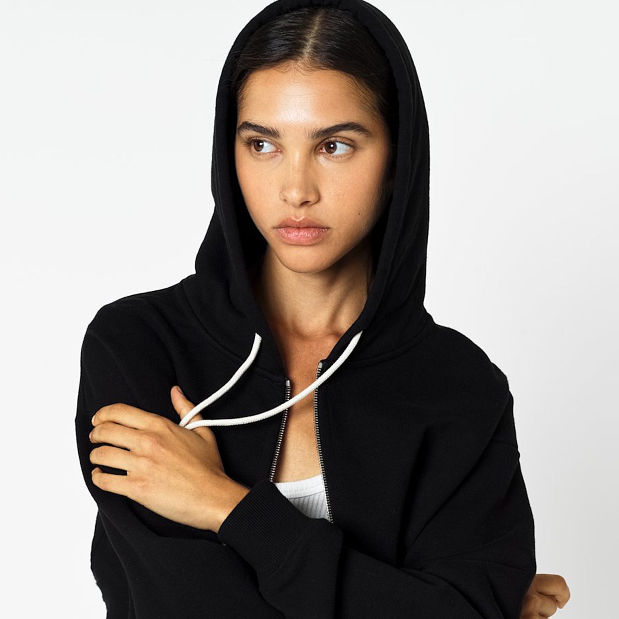 John Elliott Womens Boca Zip Up 'Black'