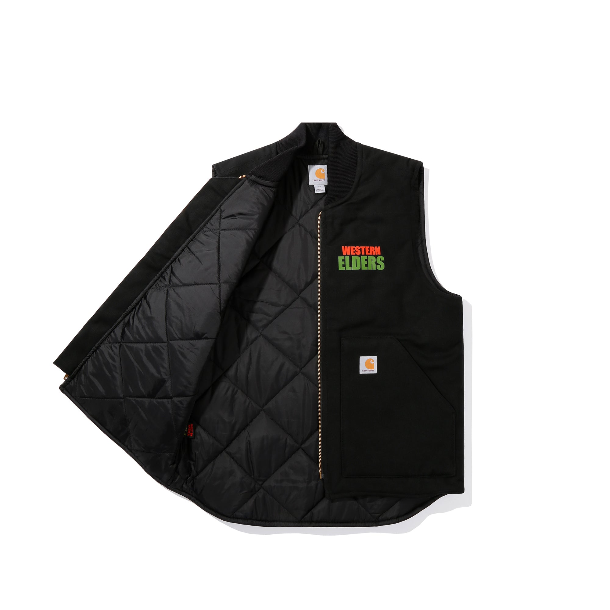 Western Elders Worldwide Respect Carhartt Vest in Black