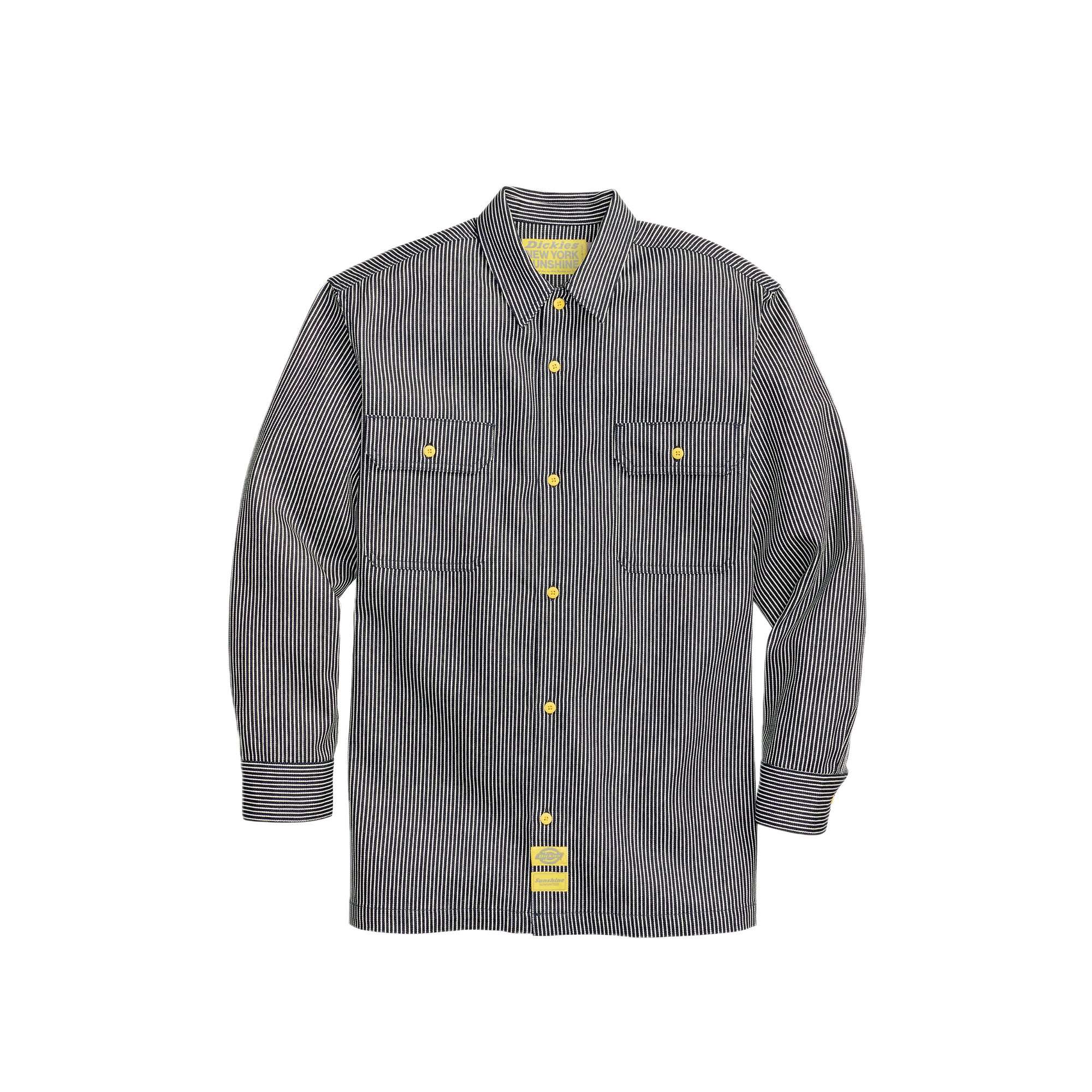 Dickies x New York Sunshine Mens Hickory Stripe Work Shirt