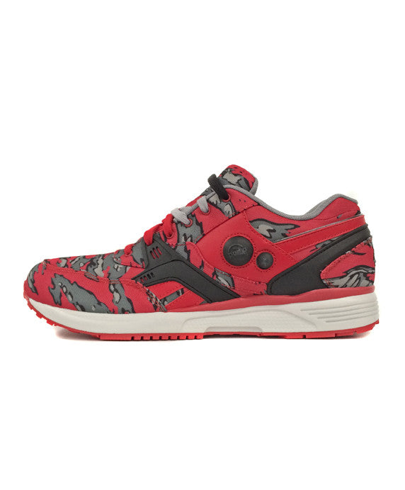 Reebok x Stash: Pump Running Dual (Red/ Foggy Grey/ Steel)