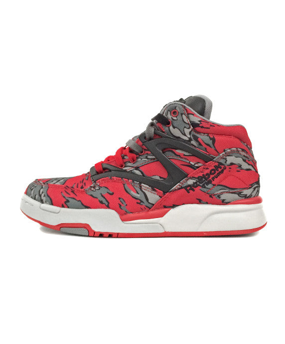 Reebok x Stash: Pump Omni Lite (Red/ Foggy Grey/ Steel)