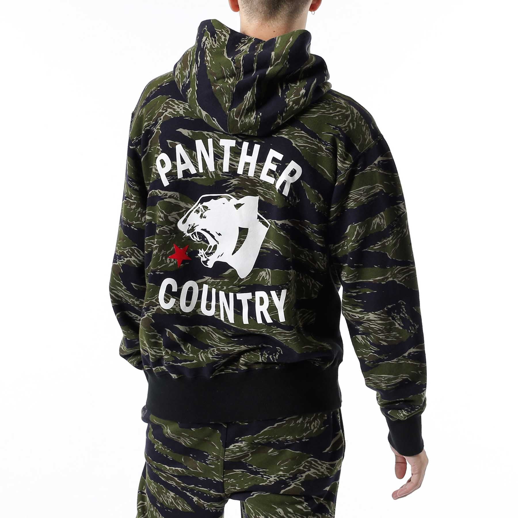 SOPHNET. Mens Panther Country Camo Hoodie