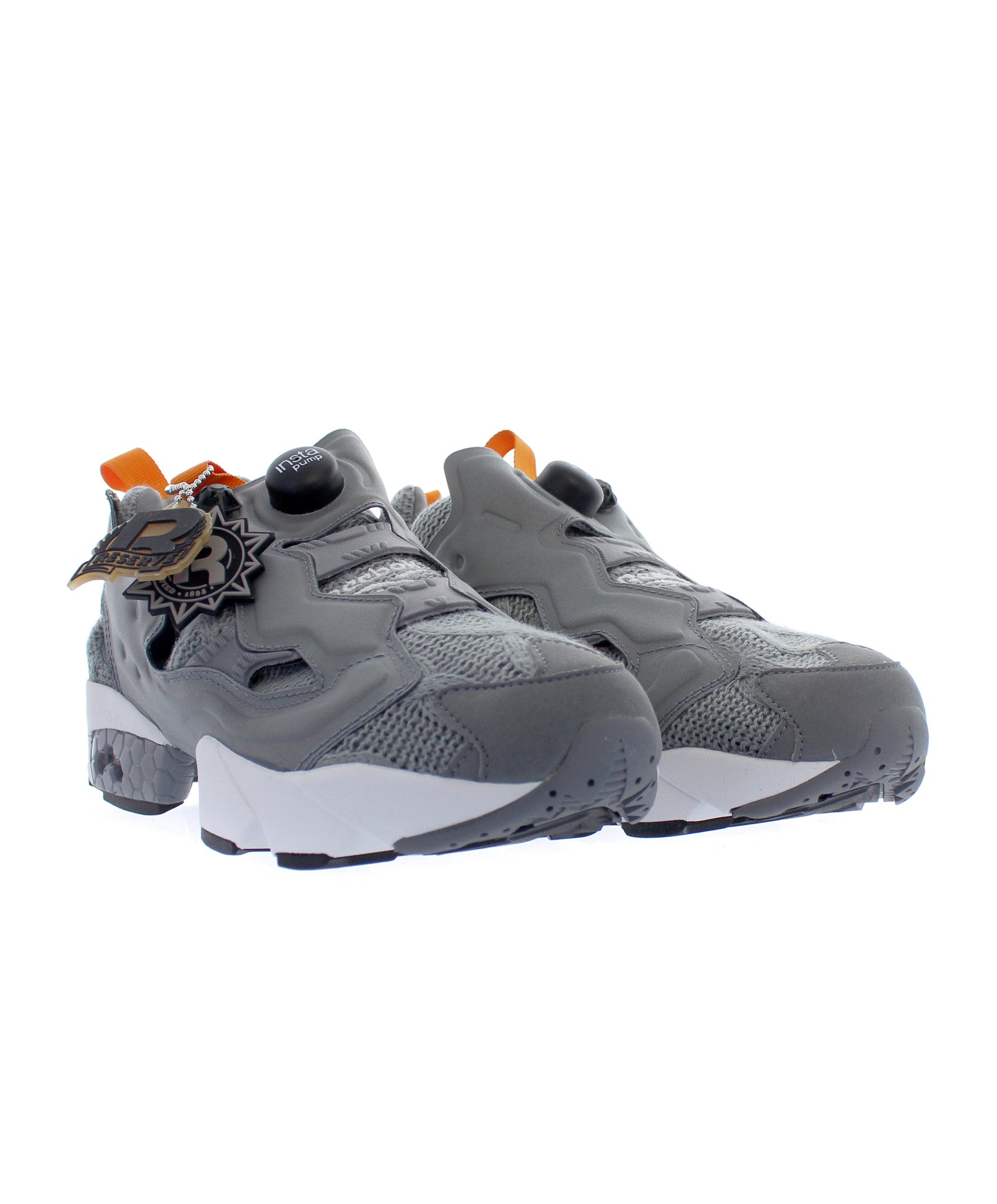 Reebok x Mita Sneakers: Instapump OG (Foggy Grey/White/Orange)