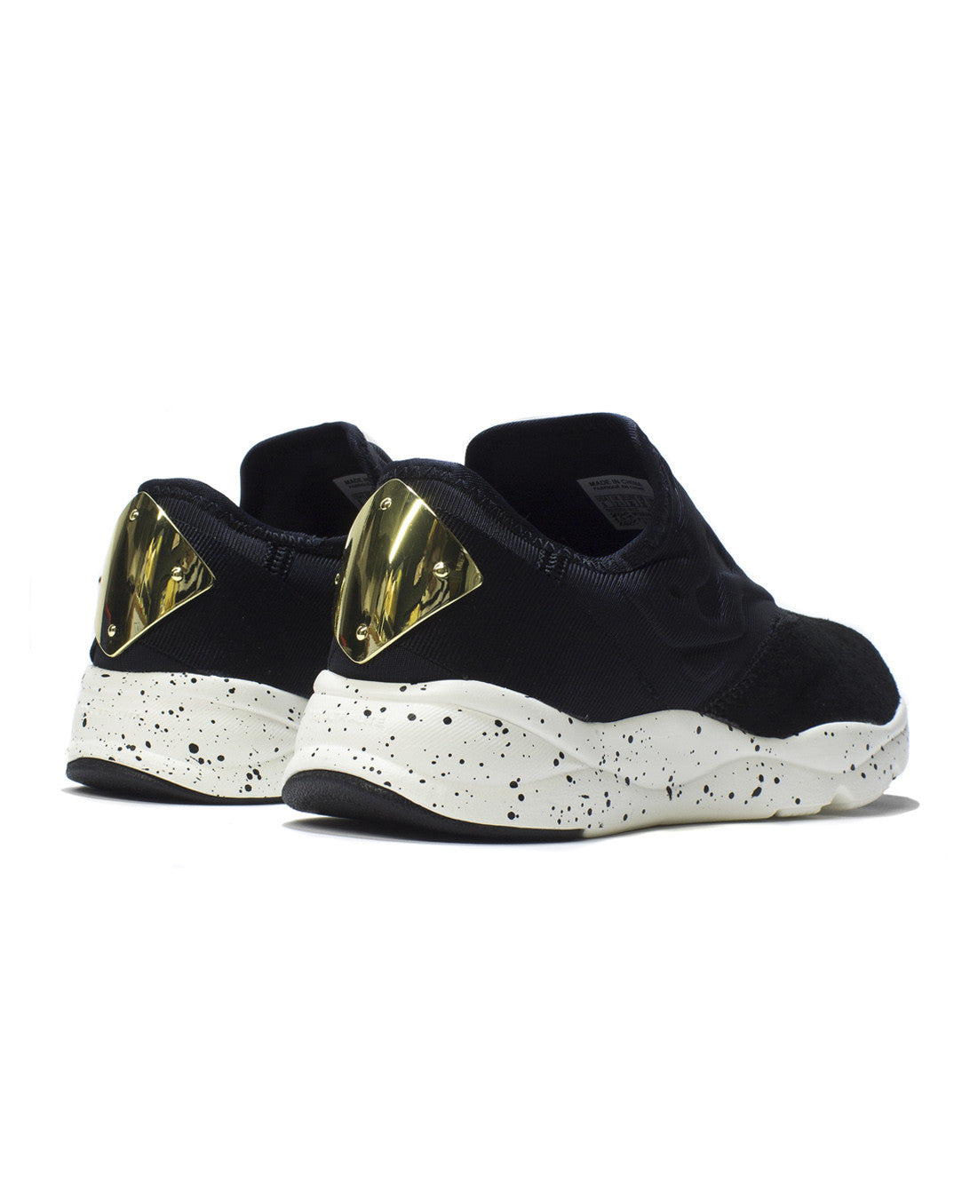 Reebok Women's FuryLite Slip-On Lux - Black/Chalk